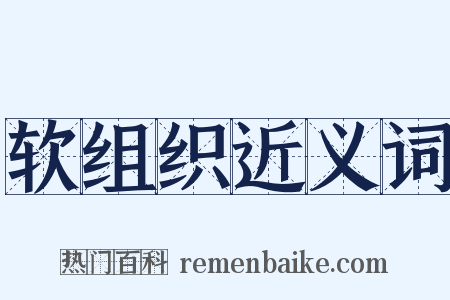 软组织近义词是什么意思的图片